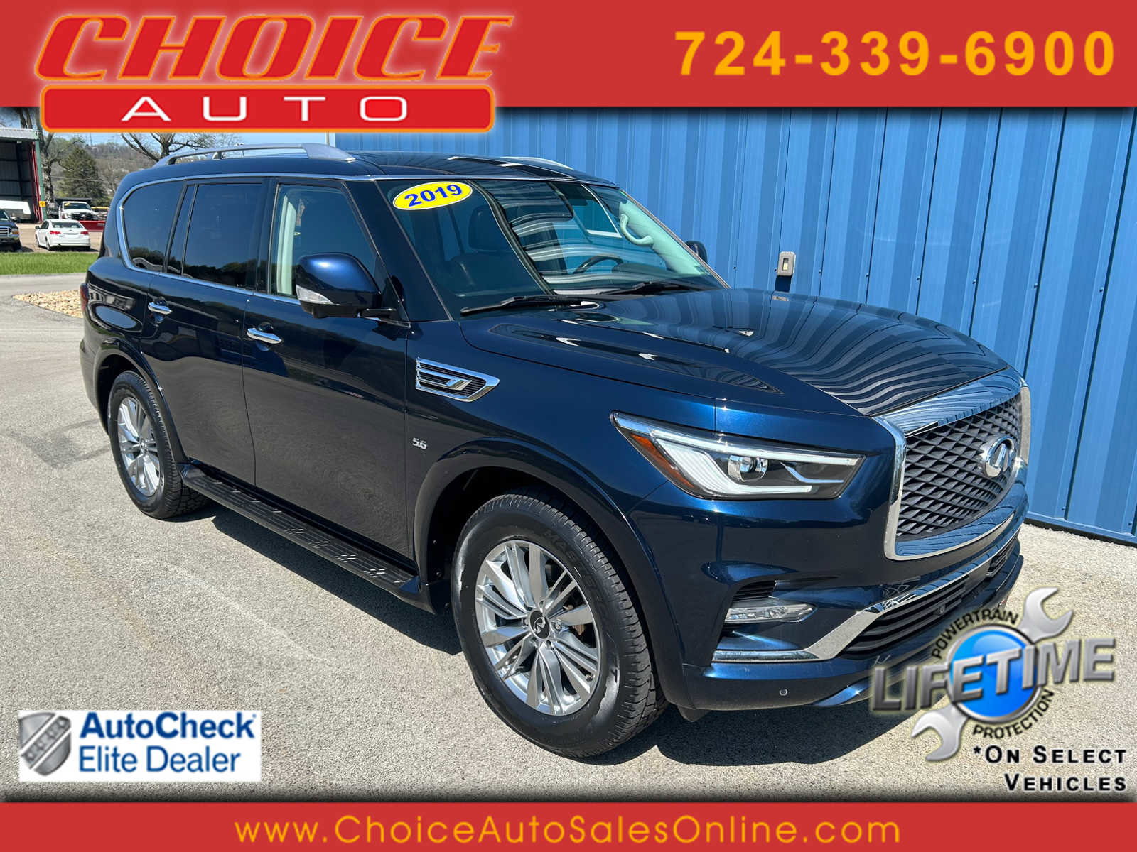 Used 2019 INFINITI QX80 Luxe AWD/4WD image 1