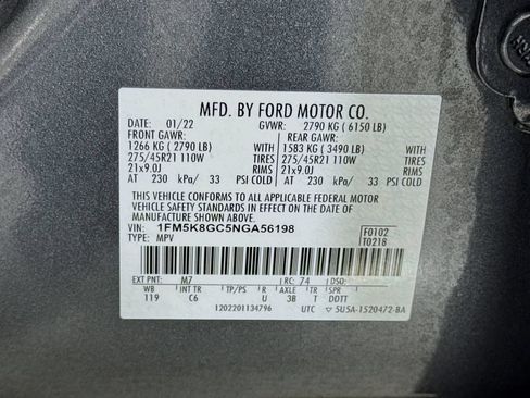 Used 2022 Ford Explorer ST w/ Equipment Group 401A AWD/4WD image 49