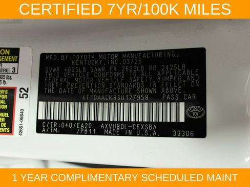 Used 2025 Toyota Camry SE FWD image 28