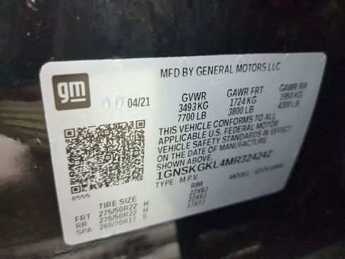 Used 2021 Chevrolet Suburban High Country image 34