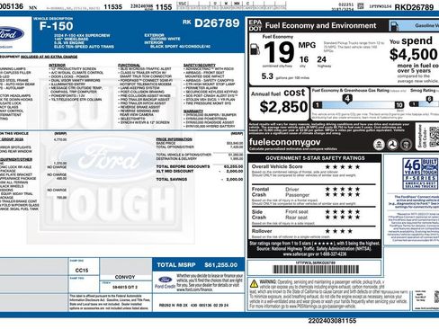 Used 2024 Ford F150 XLT w/ Equipment Group 302A MID image 3