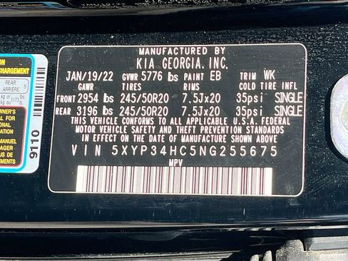 Used 2022 Kia Telluride EX w/ EX Premium Package FWD image 35