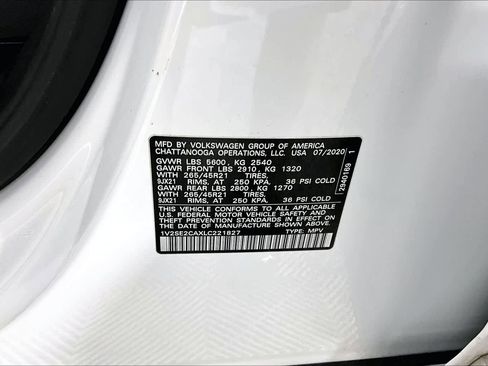 Used 2020 Volkswagen Atlas Cross Sport SEL R-Line image 35