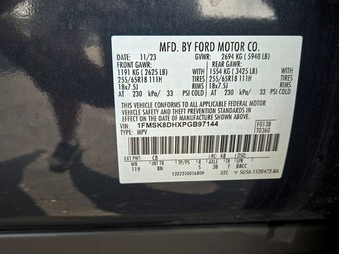 Certified 2023 Ford Explorer XLT AWD/4WD image 25