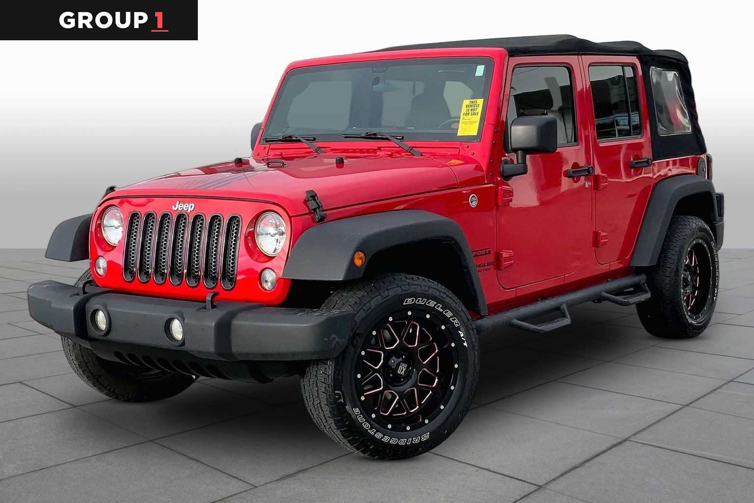 Used 2016 Jeep Wrangler Unlimited Sport w/ Connectivity Group AWD/4WD image 1