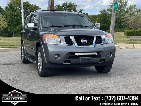 Used 2015 Nissan Armada Platinum w/ 2nd Row Captain Seat Package image 12
