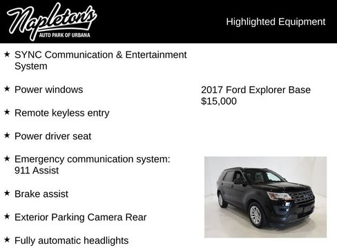 Used 2017 Ford Explorer FWD image 15