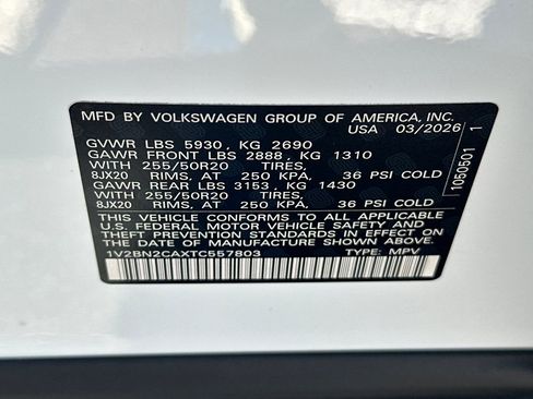 New 2026 Volkswagen Atlas SEL AWD/4WD image 24