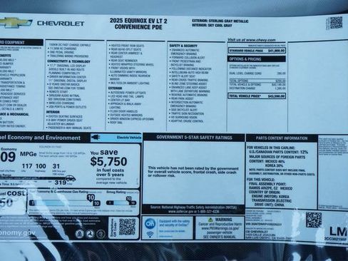 New 2025 Chevrolet Equinox EV LT image 30