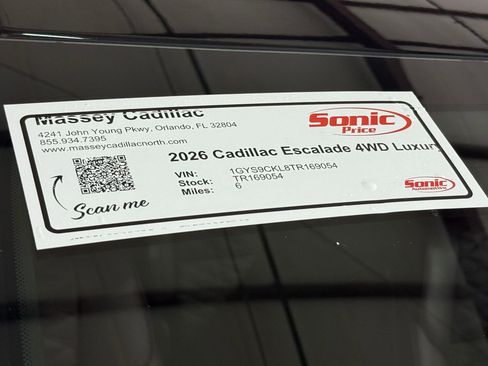 New 2026 Cadillac Escalade Luxury w/ Touring Package image 60