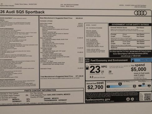 New 2026 Audi SQ5 Premium Plus AWD/4WD image 41