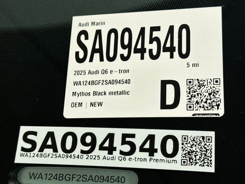 New 2025 Audi Q6 e-tron Premium Plus image 27