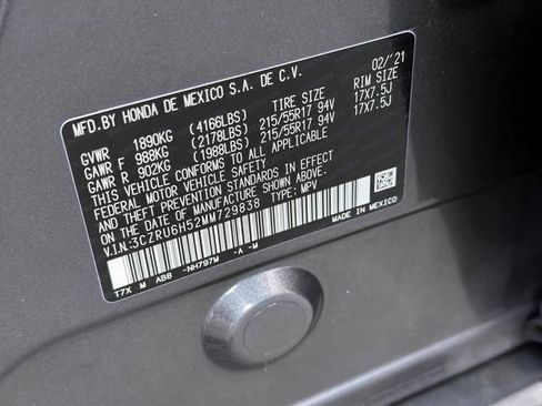 Used 2021 Honda HR-V EX image 17