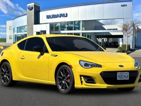 Used 2017 Subaru BRZ Series.Yellow RWD image 5