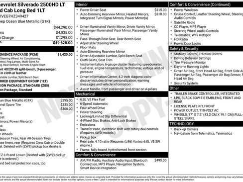 Used 2017 Chevrolet Silverado 2500 LT w/ LT Convenience Package image 13