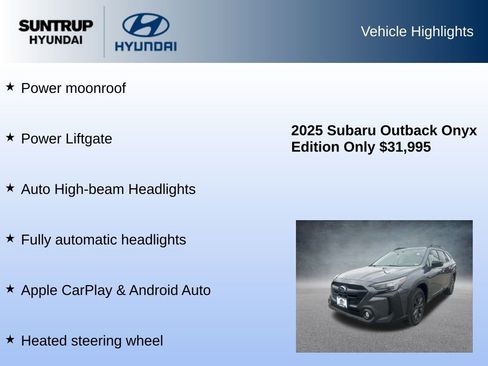 Used 2025 Subaru Outback Onyx Edition image 16