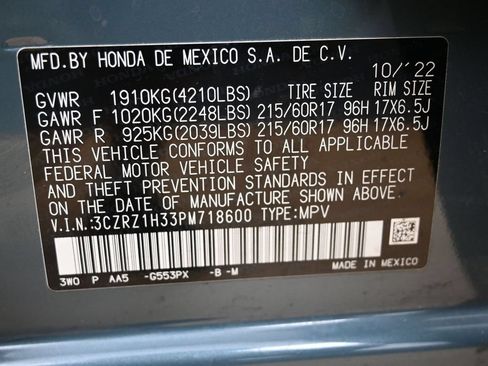 Used 2023 Honda HR-V LX image 36