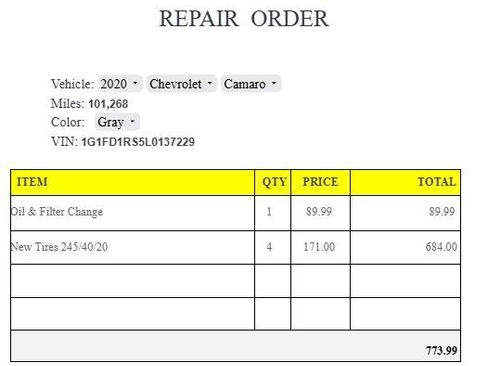 Used 2020 Chevrolet Camaro LT w/ RS Package image 14