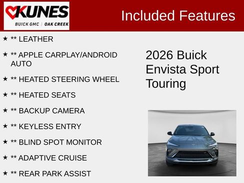 Used 2026 Buick Envista Sport Touring w/ Convenience I Package FWD image 2