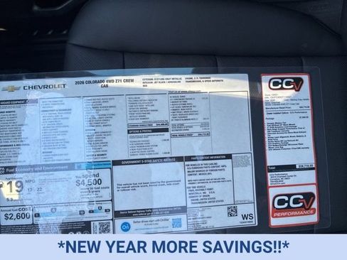 New 2026 Chevrolet Colorado Z71 w/ Technology Package image 44