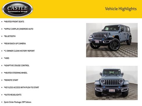 Used 2024 Jeep Wrangler Unlimited Sahara AWD/4WD image 3
