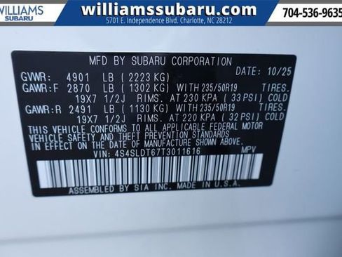 New 2026 Subaru Forester Touring image 25