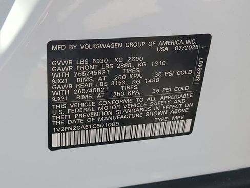New 2026 Volkswagen Atlas SEL Premium R-Line AWD/4WD image 37