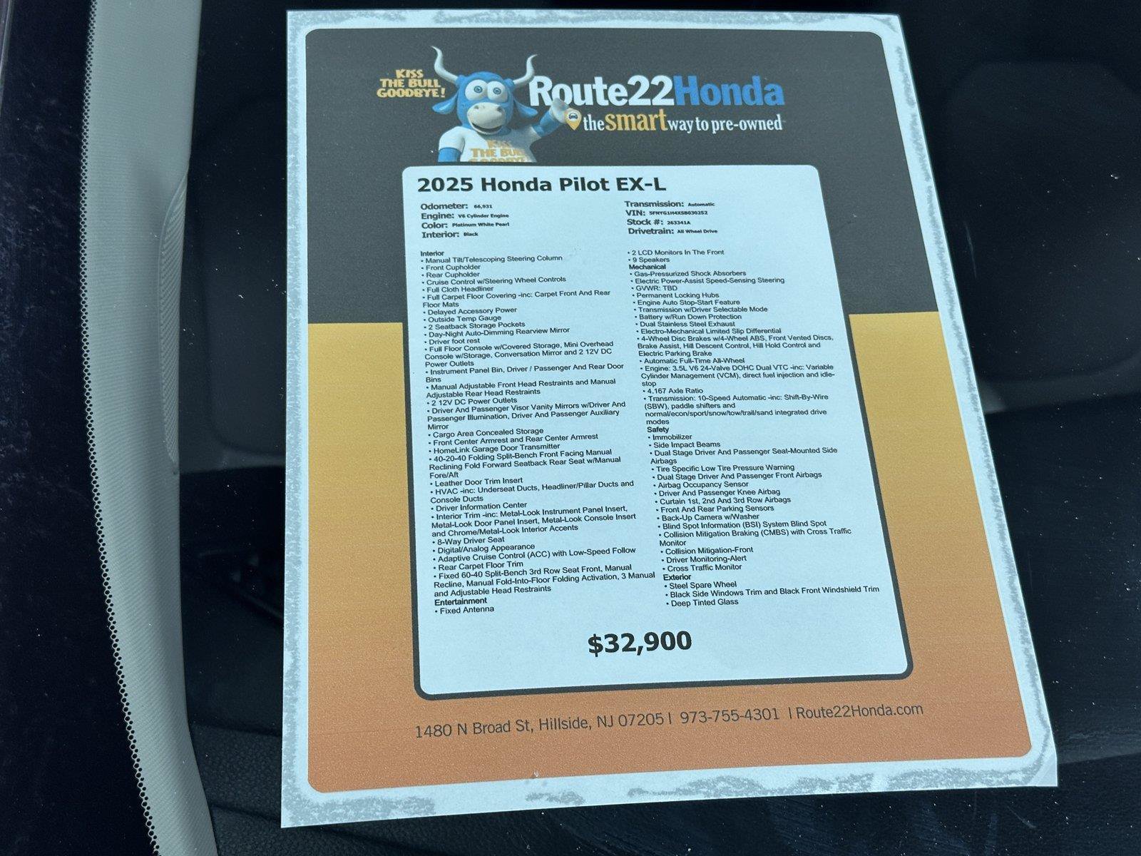 Certified 2025 Honda Pilot EX-L image 40