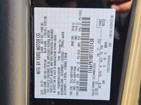 New 2026 Ford Mustang Coupe w/ Mustang Nite Pony Package image 21