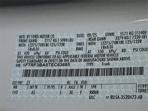 New 2026 Ford F350 XL w/ XL Chrome Package image 16