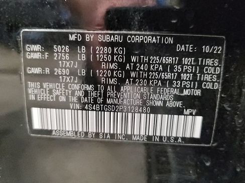 Used 2023 Subaru Outback Wilderness AWD/4WD image 34