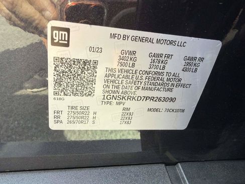 Certified 2023 Chevrolet Tahoe RST w/ Max Trailering Package AWD/4WD image 14