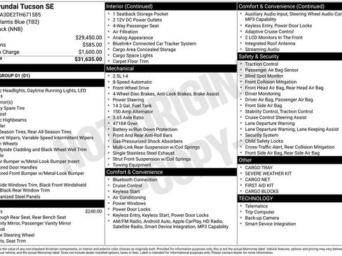 New 2026 Hyundai Tucson SE image 4