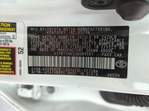 Used 2018 Toyota Camry SE w/ Convenience Package image 23