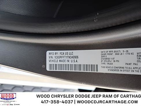 New 2026 RAM 1500 4x4 Crew Cab image 16