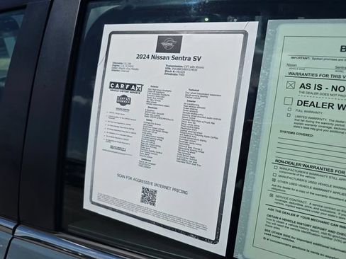 Used 2024 Nissan Sentra SV FWD image 44