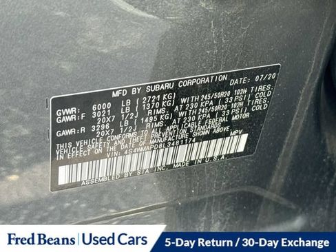 Used 2020 Subaru Ascent Limited w/ Technology Package AWD/4WD image 33