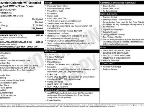 Used 2020 Chevrolet Colorado W/T w/ WT Convenience Package image 5