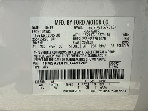 Used 2020 Ford Explorer XLT w/ Equipment Group 202A RWD image 27