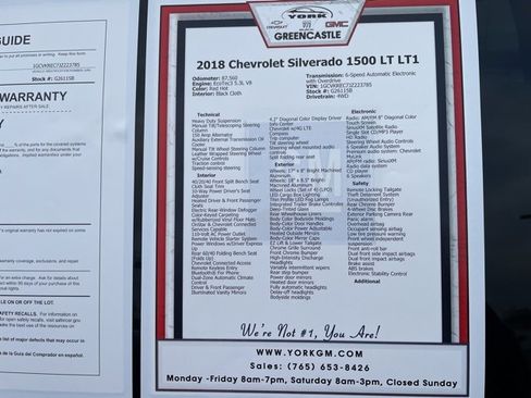 Used 2018 Chevrolet Silverado 1500 LT w/ All Star Edition image 10