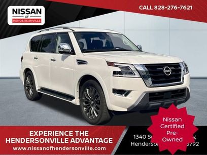 Certified 2023 Nissan Armada Platinum w/ Captain's Chairs Package