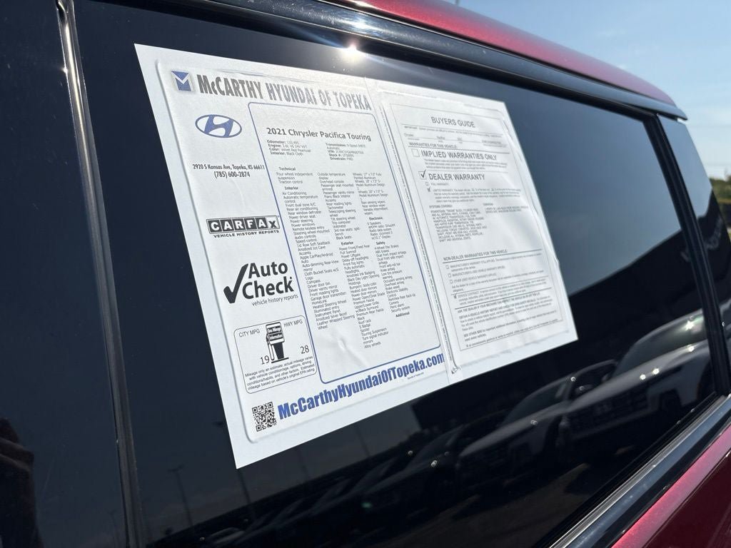 Used 2021 Chrysler Pacifica Touring w/ S Appearance Package FWD image 29