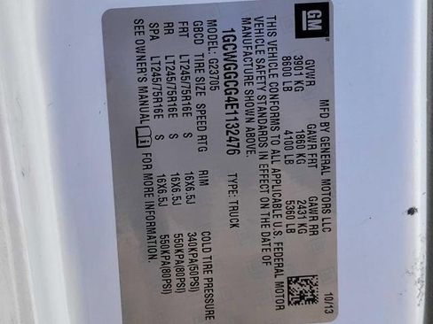 Used 2014 Chevrolet Express 2500 Extended image 10