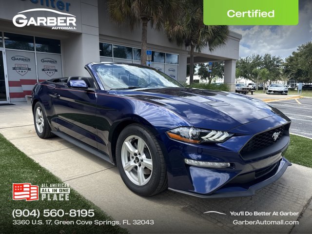 Certified 2019 Ford Mustang Convertible RWD image 1