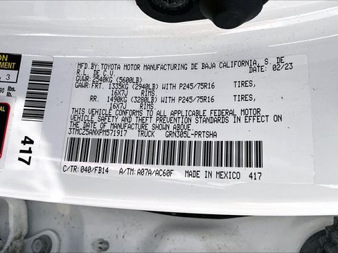 Used 2023 Toyota Tacoma SR image 33