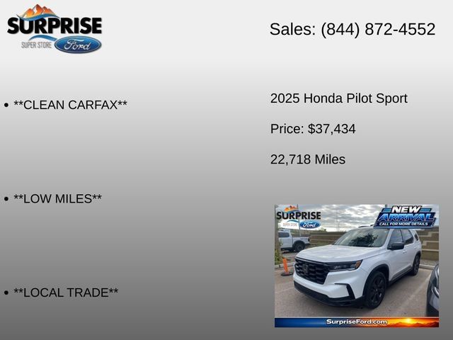 Used 2025 Honda Pilot Sport image 6