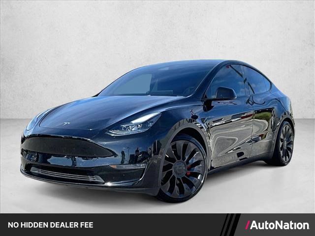 Used 2025 Tesla Model Y Performance AWD/4WD image 1