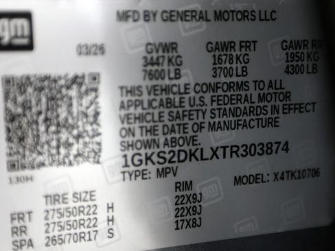 Used 2026 GMC Yukon Denali w/ Sun & Power Step Package AWD/4WD image 59