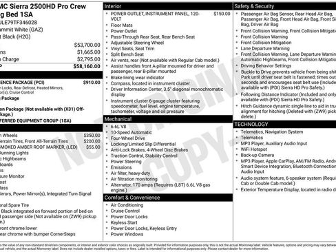 New 2026 GMC Sierra 2500 Pro w/ Convenience Package AWD/4WD image 10