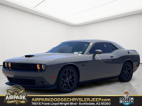 Used 2023 Dodge Challenger R/T w/ Blacktop Package RWD image 1